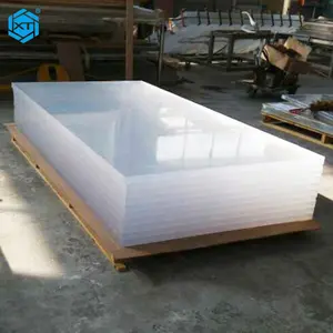 XINTAO Hot-selling 1220 x 2440 4x8ft Color 1mm 2mm 3mm 4mm 5mm led White Translucent Cast Acrylic Sheets Factory