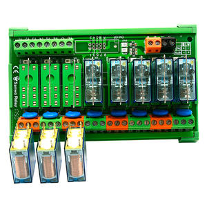 Localisateur de prix d'usine, module de <span class=keywords><strong>relais</strong></span> électromagnétique PLC 8 canaux <span class=keywords><strong>12V</strong></span>, installation de rail DIN, une ouverture et un fermée - Product Image 6