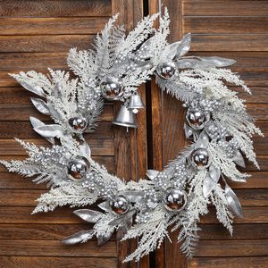 Collapsible Christmas Wreath for Front <strong>Door</strong> With Lights Artificia <strong>Reef</strong> Indoor Outdoor Decorations - Product Image 1