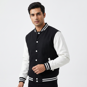Nouvelle veste varsity d'hiver sur mesure pour hommes, style streetwear, nouvelle arrivée, vêtements de rue tendance, vente en gros - Product Image 1