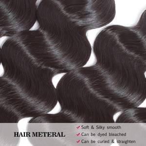 15A Echthaar-Bundles Body Wave Haar 100% Jungfräuliches Vietnamesisches Unbehandeltes Maschinell Doppelt Eingenähtes Haar Alle Farben Geeignet für Frauen - Product Image 5