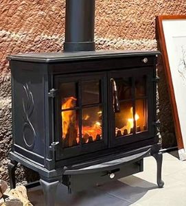 <span class=keywords><strong>Chimenea</strong></span> de hierro fundido de estilo palaciego europeo, Decoración Retro del hogar con opciones de calefacción, estilo moderno independiente empotrado - Product Image 3