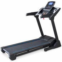 Tapis roulant électrique pliable K-FIT GS-146A-C3, inclinaison automatique, absorption des chocs, machine de course motorisée, écran LCD, fitness en intérieur