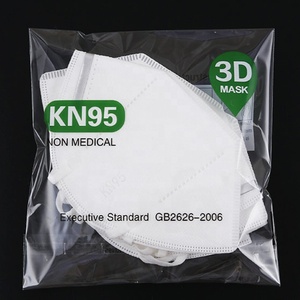 ถุงบรรจุภัณฑ์หน้ากาก KN95 แบบใส OPP สำหรับขายส่ง ถุงพลาสติกใสแบบ 3 มิติ สำหรับบรรจุหน้ากากอนามัย  แบบกำหนดเองได้สำหรับบรรจุภัณฑ์หน้ากากอนามัยแบบแยกชิ้นหรือแบบแพ็ค - Product Image 3