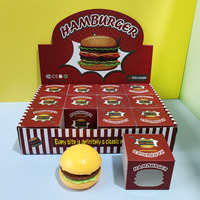 Jouet Squishy DIY Simulation Hamburger, Boîte de Jouets Alimentaires Sandwich, Nouveauté Anti-Stress pour Enfants et Adultes