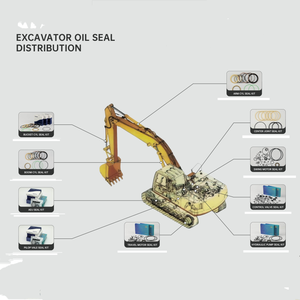 Seal Excavator PC220 / PC240 / PC300 / PC360 <span class=keywords><strong>Komatsu</strong></span>, Seal Hidrolik Silinder Arm untuk Kit Perbaikan Hidrolik <span class=keywords><strong>Komatsu</strong></span> - Product Image 6