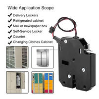 Serrure de cabinet à solénoïde sans clé 12V 24V pour distributeur automatique, serrure à commande électronique pour casier de rangement, serrure intelligente pour boîte de livraison express