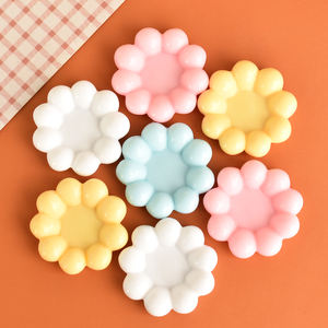 Miniature de tasse en résine Cloud Plate, accessoires décoratifs pour maison de poupée, vaisselle de cuisine DIY avec colle crème, artisanat en résine - Product Image 5