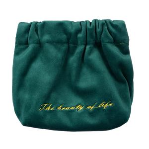 カスタムロゴジュエリーポーチバッグ付きベルベットバッグをストック - Product Image 1