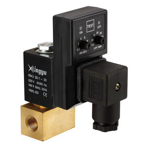 Vanne de vidange d'eau électrique CS-790 24V~240V avec minuterie automatique, vanne de vidange pneumatique en laiton électronique temporisée automatique - Product Image 6