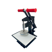 Presse manuelle avec 1 découpeuse carrée pour aimants de réfrigérateur de 50*50MM
