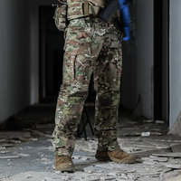 Pantalon tactique camouflage Emersongear Comtat, résistant à l'usure, avec genouillères.