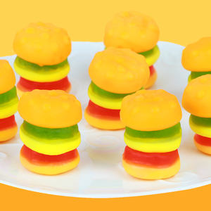 Dolci cibo buonissimo gommoso alla rinfusa a forma di Hamburger caramelle - Product Image 3