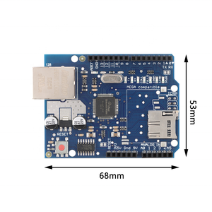 Placa DE DESARROLLO Ethernet Shield <span class=keywords><strong>W5100</strong></span> R3 <span class=keywords><strong>Mega</strong></span> 2560 1280 328 UNR R3 <span class=keywords><strong>W5100</strong></span> para <span class=keywords><strong>Arduino</strong></span> - Product Image 4