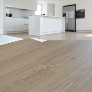 Revêtement de sol en vinyle PVC de luxe, imitation bois, imperméable, SPC, prix bas - Product Image 1