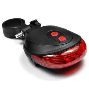 Xe Đạp Laser Lights LED Nhấp Nháy Đèn Tail Light Phía Sau Xe Đạp Xe Đạp Bike Cảnh Báo An Toàn Led Light Phụ Kiện Xe Đạp