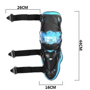Protectores de rodilla ajustables para motocicleta, protectores de rodilla transpirables y cálidos antiimpactos para hombres y mujeres, deportes al aire libre - Product Image 5