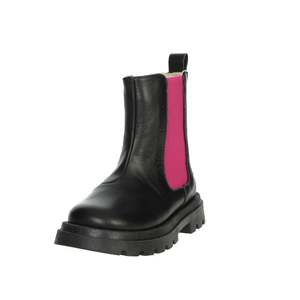 Botines Bambine E5659 Nero Negros con Panel Lateral Rosa para Niñas - Product Image 6