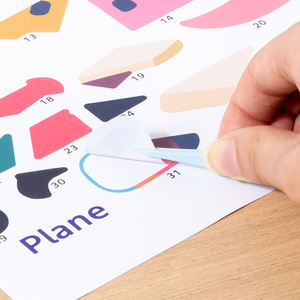 Set di Pittura con <span class=keywords><strong>Puzzle</strong></span> 3D, Giocattolo Artistico Montessori per Bambini, Abbinamento Numeri e Apprendimento Creativo dell'Arte - Product Image 4