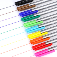Ensemble de stylos feutres fins SR152, 10 couleurs, pointe ultra-fine de 0,4 mm, encre permanente, pour le dessin, l'écriture de notes et de calendriers