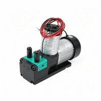 Pompe à diaphragme haute performance 7W 24V DC, 300ml/min, moteur à balais de charbon, micro-pompe à vide pour imprimante jet d'encre et équipement médical