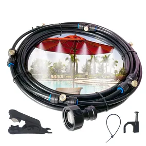 Summer 6m 10m 15m DIY Low Pressure Outdoor Garden Water Misting Cooling Fog System for Summer Cooling