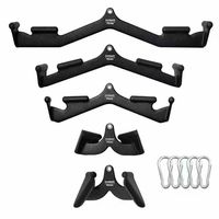 Approvisionnement direct usine, prix bas : Ensemble de 8 poignées Mag Grip pour lat pulldown, accessoires multi-grip pour machine à câble, barre de rame, accessoires de gym pour entraînement du dos