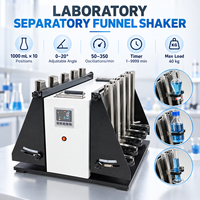 Agitateur numérique vertical Cenlee 6/8 positions pour entonnoir de séparation de laboratoire 1000 ml, machine d'extraction liquide par agitation