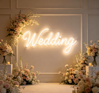 Enseigne néon LED RGB en acrylique personnalisée pour entreprise, magasin, salon, ouverture de boutique, mur extérieur, anniversaire, mariage