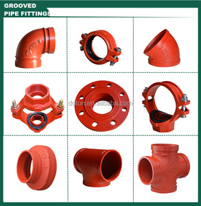 Nhà Cung Cấp Vàng Bảo Vệ Mộc Mạc Ống Nối Dễ Uốn Sắt Rãnh Phụ Kiện Đường Ống Cứng Khớp Nối Cho Chữa Cháy - Product Image 3