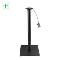 Base de table pneumatique robuste à vérin à gaz pour usage commercial en usine, idéale pour cafés, bistrots et bars lounge