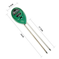 Testeur de Ph du sol 3 en 1 testeur d'humidité du sol testeur de PH pour Tester les fleurs du sol et les légumes de pelouse