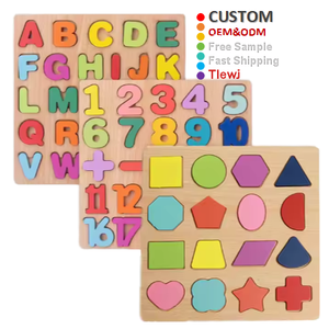 <span class=keywords><strong>Jeu</strong></span> éducatif numérique 3D pour enfants : Alphabet <span class=keywords><strong>et</strong></span> formes géométriques – Puzzle en bois portable pour l'éveil cognitif (3 ans <span class=keywords><strong>et</strong></span> plus) - Product Image 2