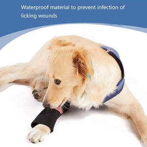 Manchon de récupération pour chien USMILEPET, doux et confortable, pour la patte avant droite ou gauche, empêche le léchage en cas de blessures - Product Image 3