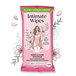 Lingettes intimes équilibrées au pH pour femmes, vente en gros OEM, marque privée, lingettes d'hygiène féminine sans alcool, adaptées aux peaux sensibles - Product Image 2