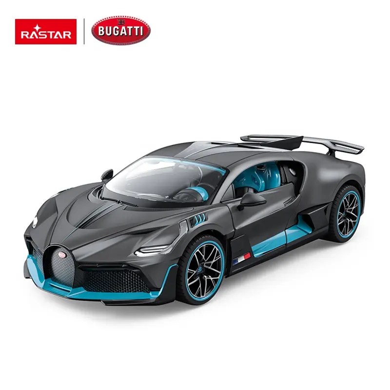 RASTAR children's toy model car 1:24 Bugatti DIVO alloy sliding free wheel car model doors & front hood opened by hand