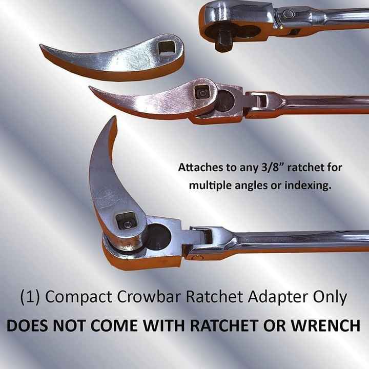 Customizable Hot Sale Personalized Crowbar Adapter Head Tools Steel Pry Bar Crowbar Adapter Head Tools