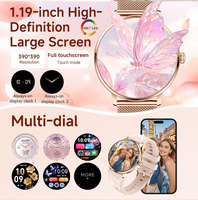 Jam Tangan Pintar Wanita Terbaru 2026 dengan Layar AMOLED 1,19 inci, Baterai 230mAh, Tahan Air IP68, Hadiah Jam Tangan Wanita
