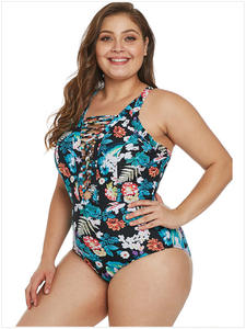 원피스 비키니 도매 빅사이즈 여성 수영복 플러스 사이즈 수영복 보수적인 수영복 - Product Image 2