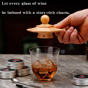 Kit <span class=keywords><strong>de</strong></span> <span class=keywords><strong>fumage</strong></span> pour cocktails et whisky, comprenant des <span class=keywords><strong>copeaux</strong></span> <span class=keywords><strong>de</strong></span> bois et des pierres à whisky, outils <span class=keywords><strong>de</strong></span> <span class=keywords><strong>fumage</strong></span> professionnels pour barman - Product Image 1
