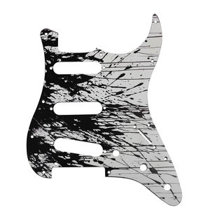 แผ่นป้องกันกีตาร์อะลูมิเนียม <span class=keywords><strong>SSSSS</strong></span> Metal พร้อมรูสำหรับติดตั้งปิ๊กอัพฮัมบัคเกอร์ สำหรับอะไหล่กีตาร์ไฟฟ้า ST - Product Image 2