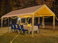 3x6m, abri d'auto, garge, robuste, tente de fête, tente de rangement