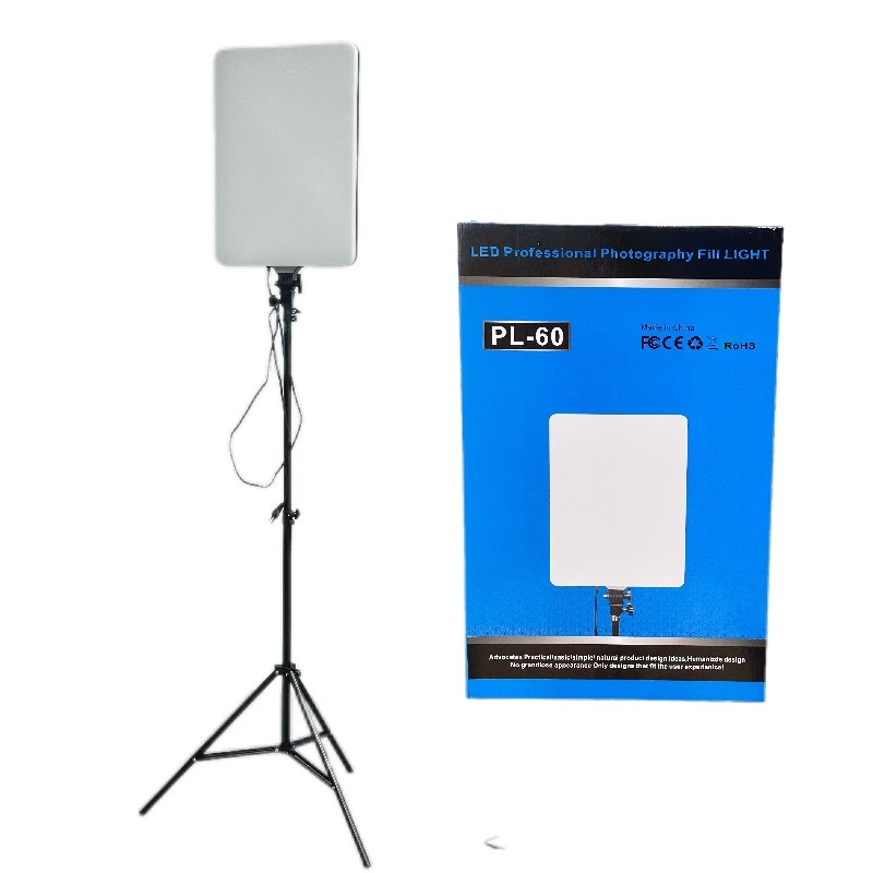カメラ 美品 60W RGB対応 カラー版 撮影ライト PL60 スタジオLEDライト