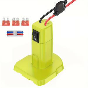 Adaptador de Corriente de 18V de Alta Calidad para <span class=keywords><strong>Ryobi</strong></span>, Kit Convertidor de Batería con Fusibles y Conectores de <span class=keywords><strong>Carga</strong></span> para Automóvil - Product Image 1