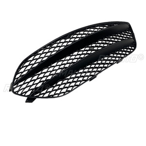 Cubierta de rejilla para faros antiniebla delanteros de coche, color negro brillante, para Mercedes-Benz Clase CLA C117 CLA200 220 CLA45 AMG 2013-2015, estilo de coche - Product Image 2