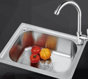 Fregadero de Cocina de Acero Inoxidable, de un Solo Tazón, con Acabado Espejo - Product Image 2