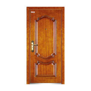 Puertas de madera de alta calidad, diseño moderno personalizado, <span class=keywords><strong>puerta</strong></span> principal de seguridad blindada de china - Product Image 2