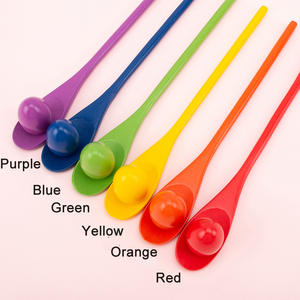 Jeu d'équilibre HOYE CRAFT avec cuillères en bois et œufs, jeu de <span class=keywords><strong>course</strong></span>, jouet d'entraînement à l'équilibre - Product Image 3