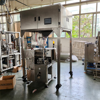 Machine d'emballage automatique pour sachets de thé triangulaires en nylon (sachet intérieur et extérieur) avec remplissage d'azote pour une conservation fraîche et anti-oxydation