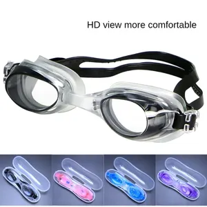 Lunettes de natation anti-buée et étanches pour hommes, femmes, garçons et filles, avec étui – Vente en gros - Product Image 4